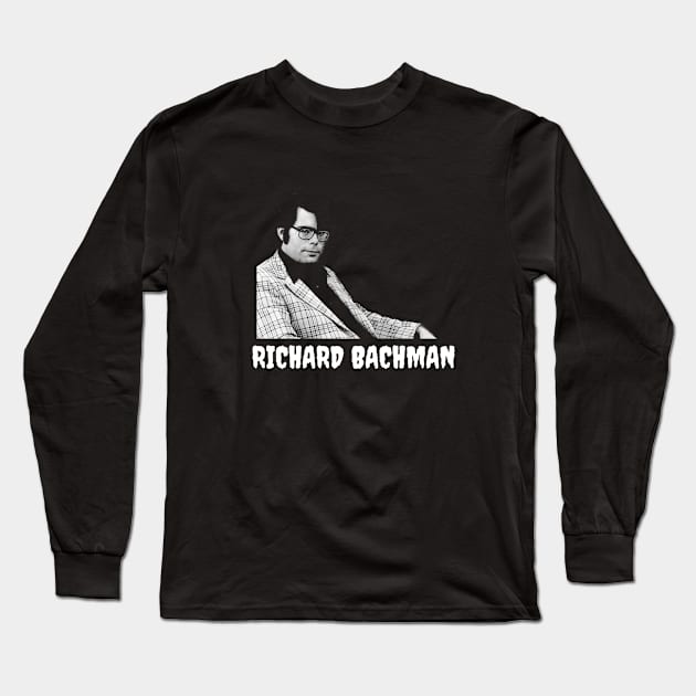 Richard Bachman Metal Silkscreen Long Sleeve T-Shirt by nickedenholm